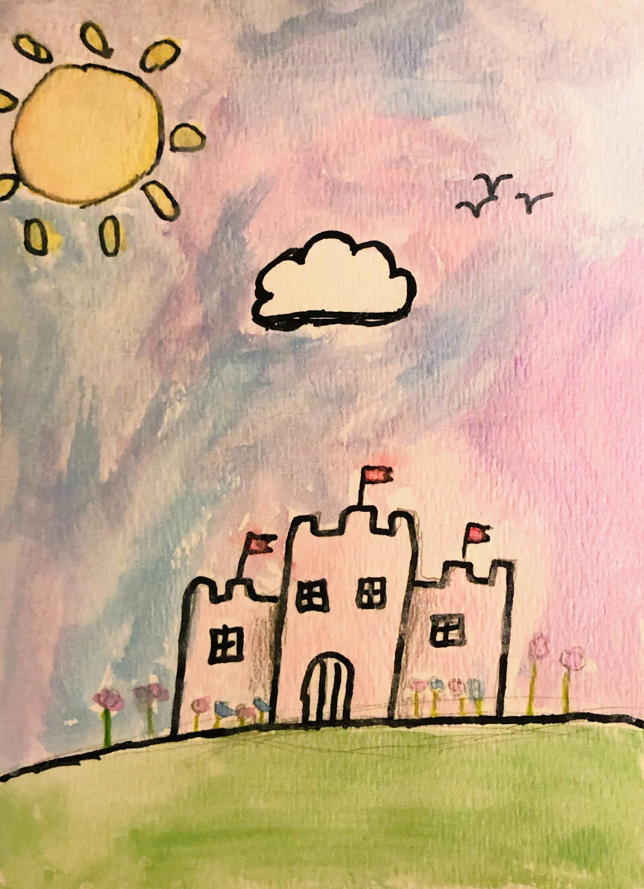 Original watercolor art from the Ready. Set. Reset. affirmation deck